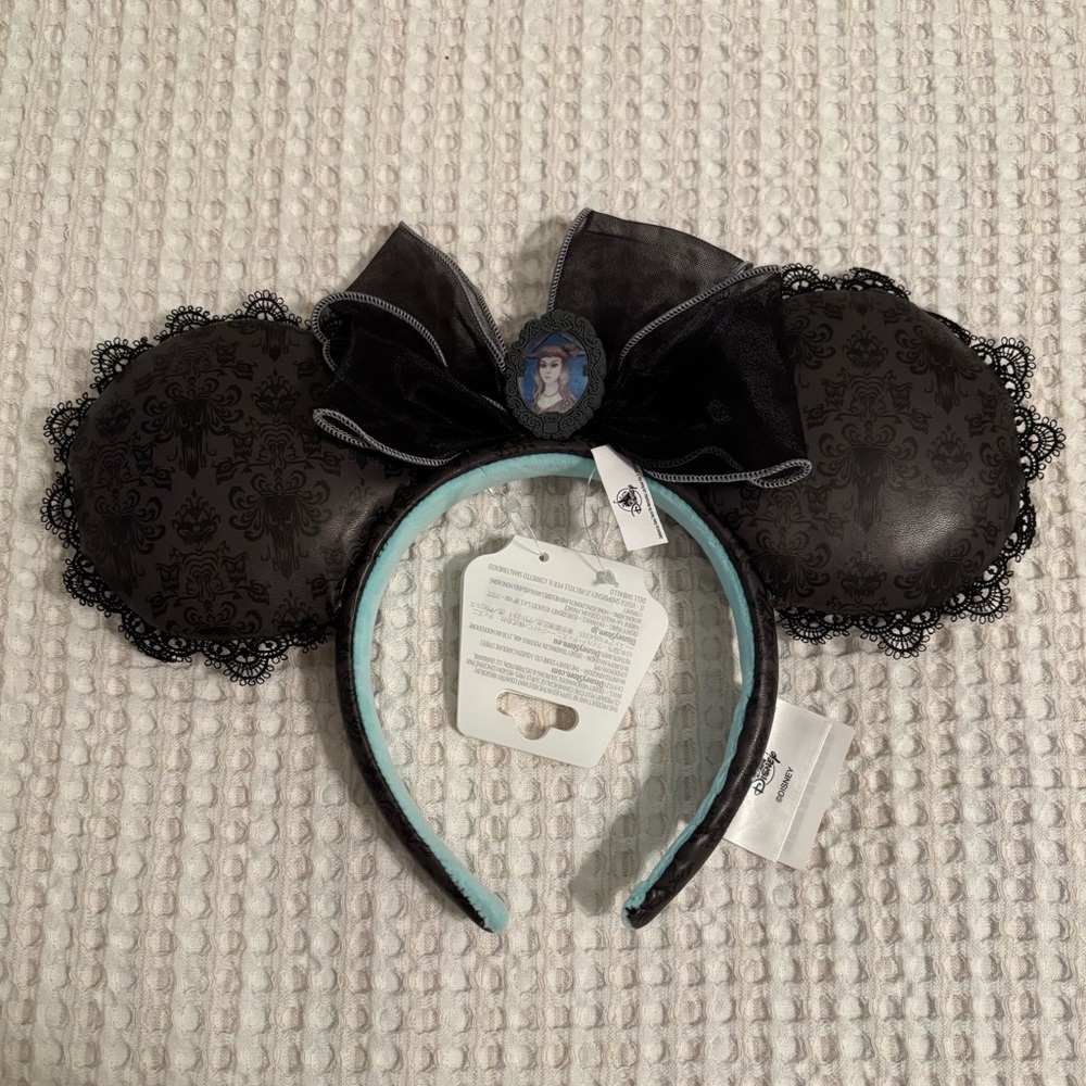 Disney Parks The Haunted Mansion Ear Headband for Adults wallpaper lace Medusa